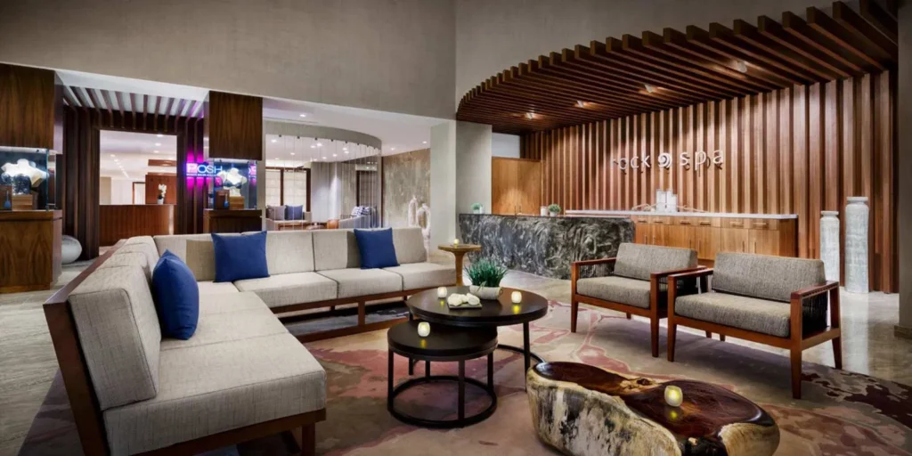 Hard Rock resort spa lobby lounge interior